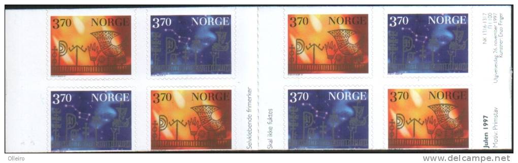 Norvegia Norway Norvege 1997 Libretto Natale - Christmas In Carnet   ** MNH - Neufs