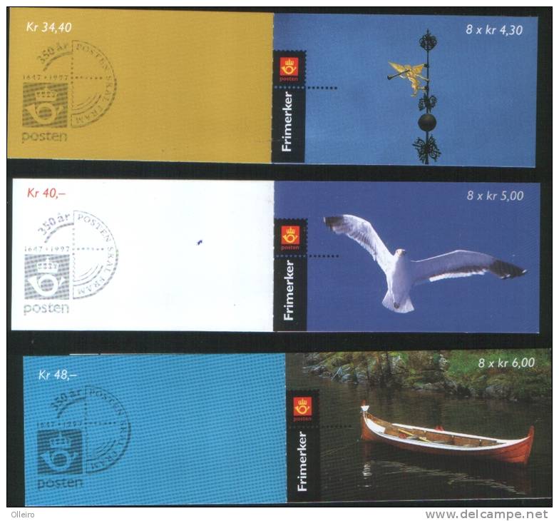 Norvegia Norway Norvege 1997 Booklet Carnets Tourism - Libretti Turistica Complete Set ** MNH - Nuovi