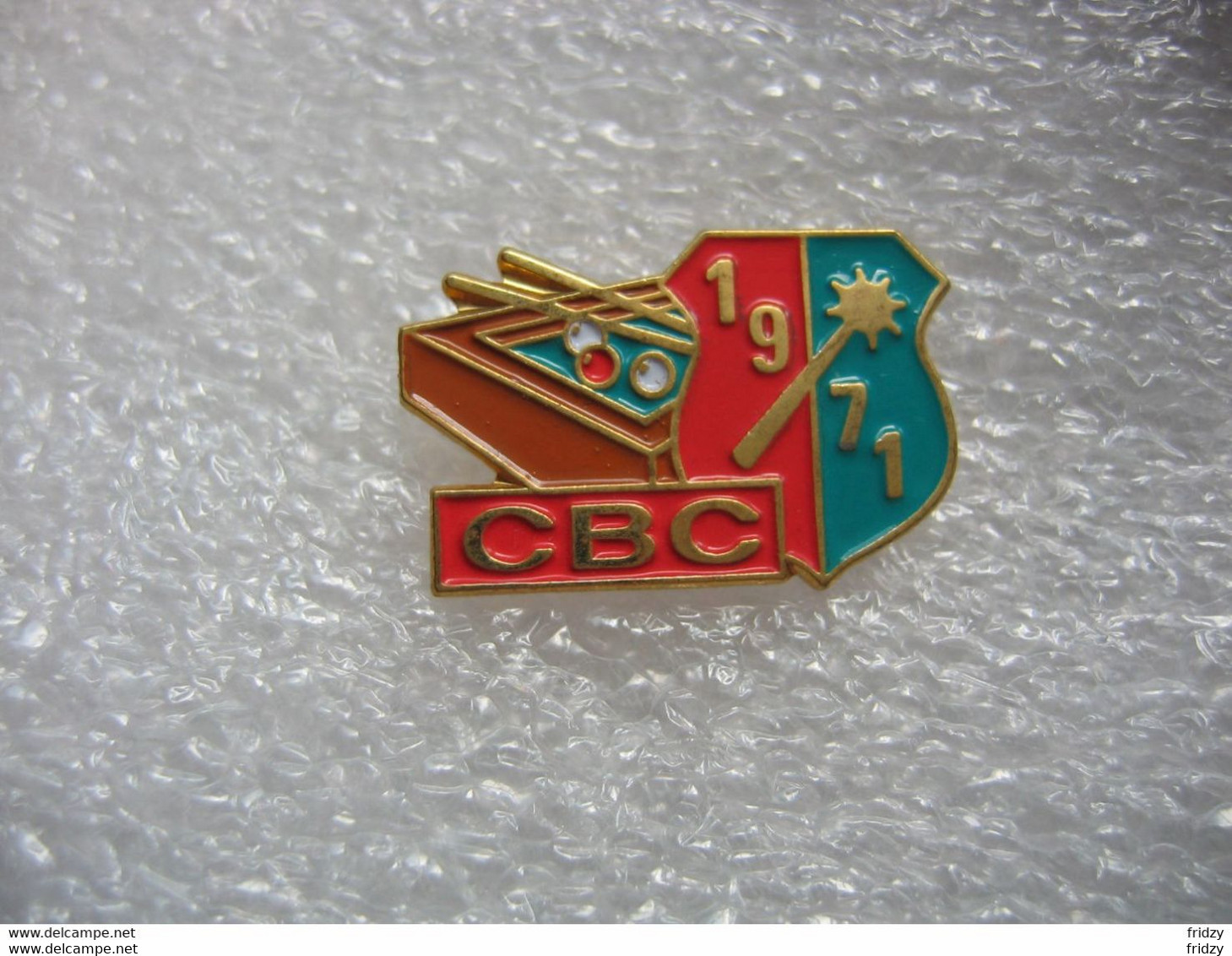 Pin's Du CBC 1971, Colmar Billard Club - Billard