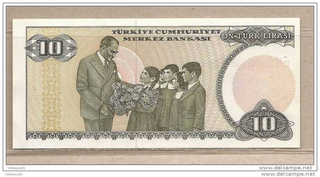 Turchia - Banconota Non Circolata FdS Da 10 Lire P-193a.2 - 1982 #19 - Turchia