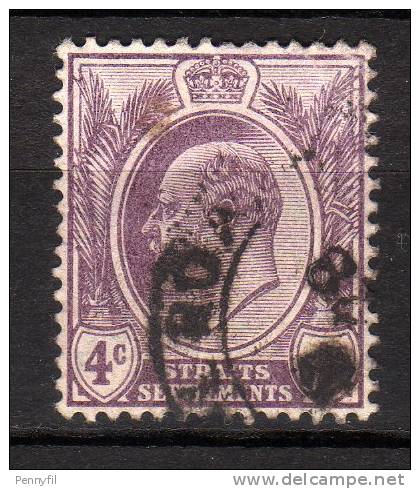 STRAITS SETTLEMENTS - 1907/11 YT 122 USED - Straits Settlements