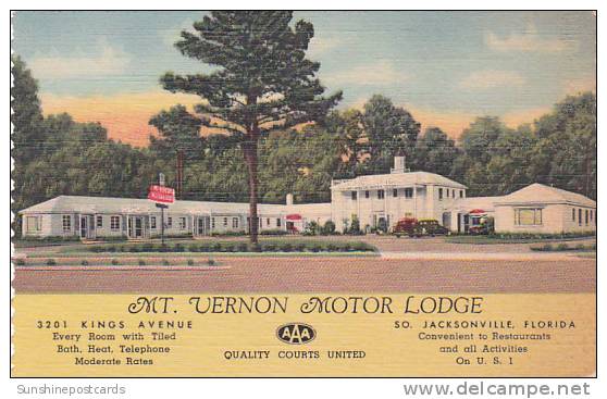 Florida Jacksonville Mount Vernon Motor Lodge - Jacksonville