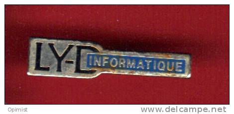 27834-pin's Informatique.LYD - Informatique