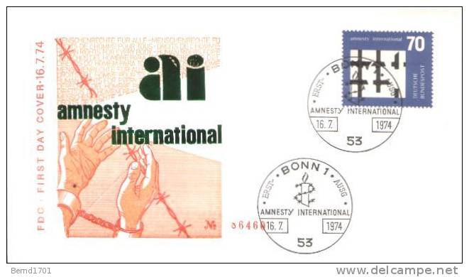 Germany - Mi-Nr 814 FDC (b074)- - 1971-1980