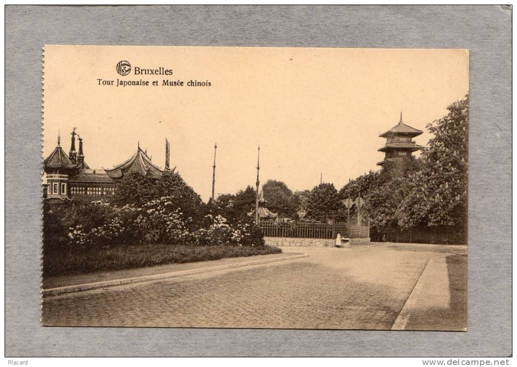 37882     Belgio,   Bruxelles   -  Tour  Japonaise  Et  Musee  Chinois,  NV - Musei