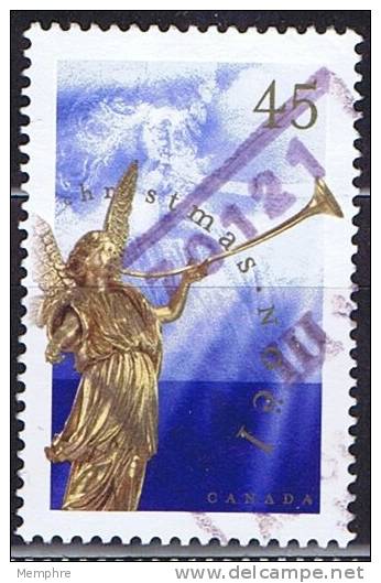 1998  Christmas Issue Angel Of The Last Judgement Perf. Change 13,1 X 13,6  Sc 1764b Used - Oblitérés