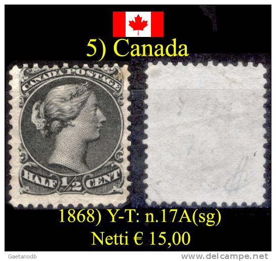 Canada-0005 - Unused Stamps