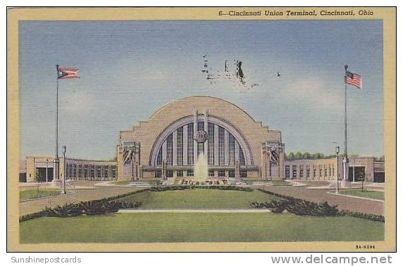 Ohio Cincinnati Union Terminal CURTEICH - Cincinnati