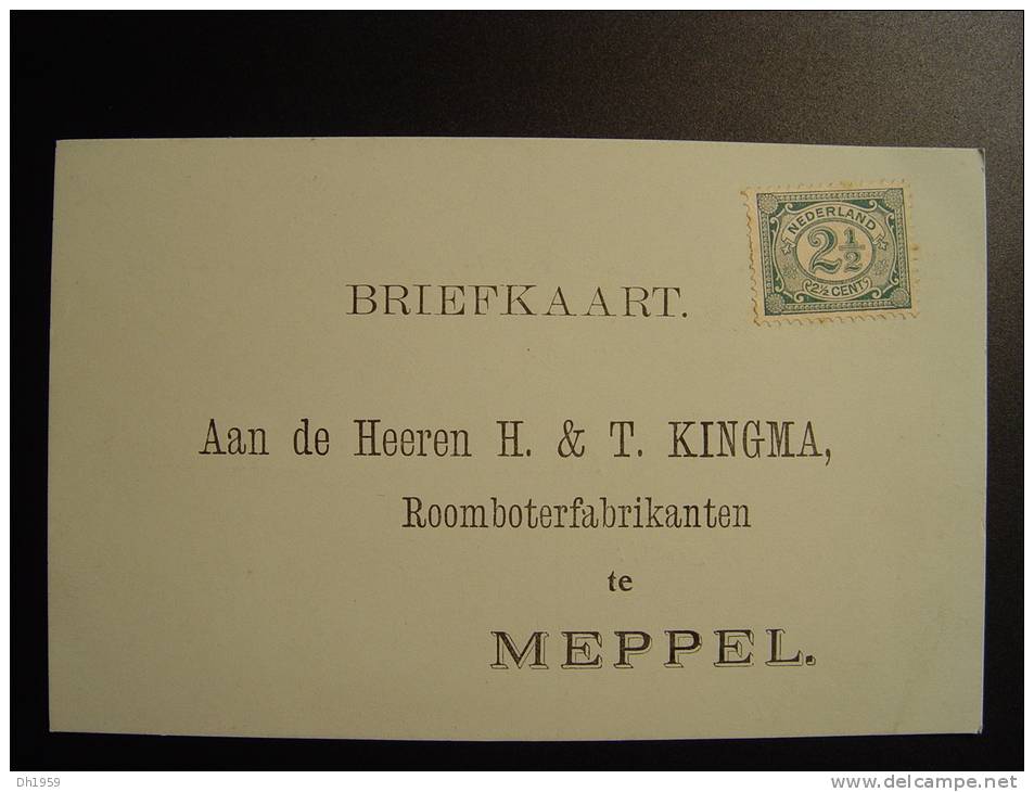 MEPPEL ROOMBOTERFABRIKANTEN HOLLAND  BRIEFKAART - Meppel