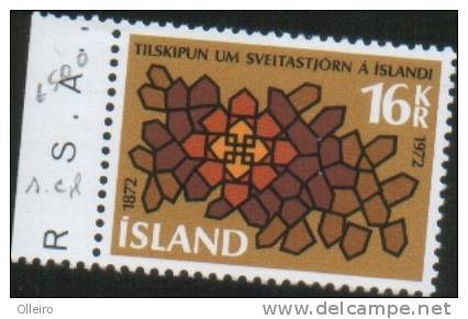 Islanda Islande Iceland 1972 Legge Comunale 1v Complete Set ** MNH - Unused Stamps