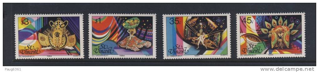 ST  VINCENT 1984 CARNAVAL  SCOTT N°743/46 NEUF MNH** - Carnival