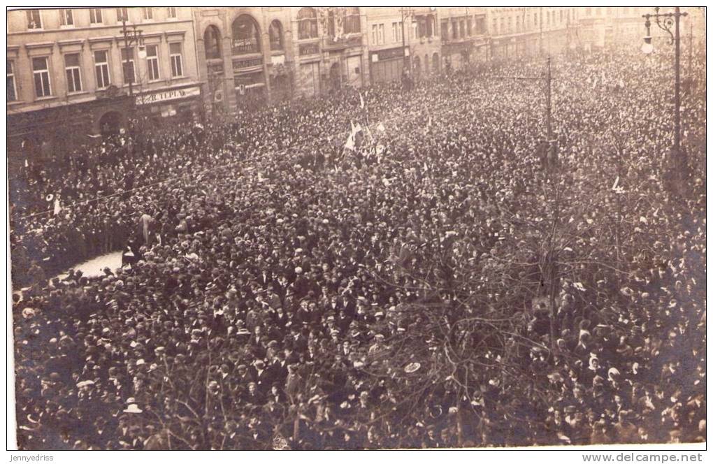 PRAHA , Celebrazione Dell' Indipendenza , Re Di Boemia A Praga , 28 Ottobre 1918 - Tsjechië