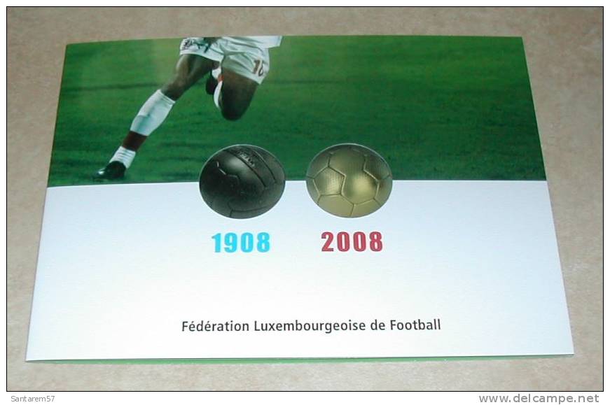 LUXEMBOURG Collector Oblitération Ronde Centenaire Fédération Luxembourgeoise De Football WNS LU008.08 - Storia Postale