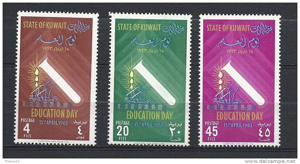 Kuwait 1963 - Education Day  Y&T 181-83  Mi. 187-89  MNH, Neuf, Postfrisch - Koweït