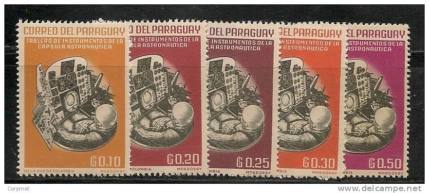 SPACE - FUSEES Et SATELLITES - PARAGUAY - 1963 Yvert # 714/8 - MINT NH - Sud America