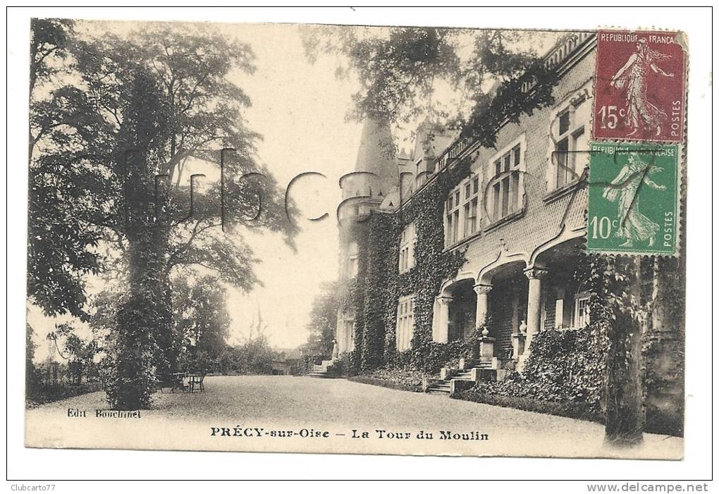 Précy-sur-oise (60) : La Villa "La Tour-du-Moulin" En 1923. - Précy-sur-Oise