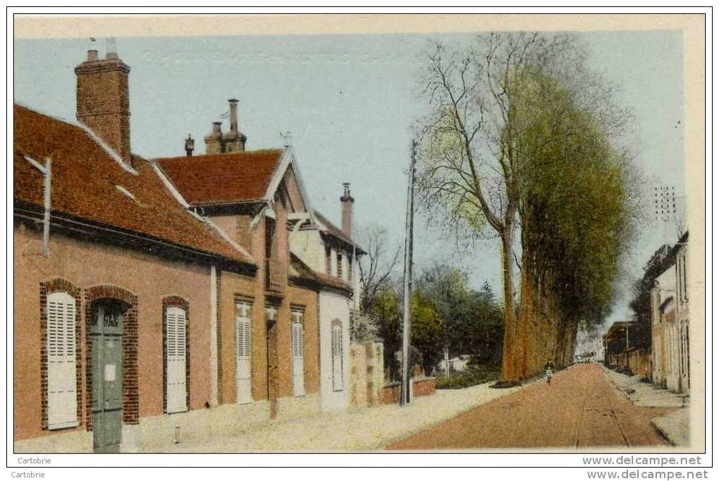 77 - DONNEMARIE-EN-MONTOIS - Boulevard D'Haussonville - Couleur - (Donnemarie-Dontilly) - Donnemarie Dontilly