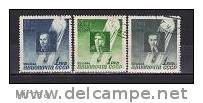 Russie 1944  -PA  Yv.no.67-9 Obliteres,serie Complete - Used Stamps
