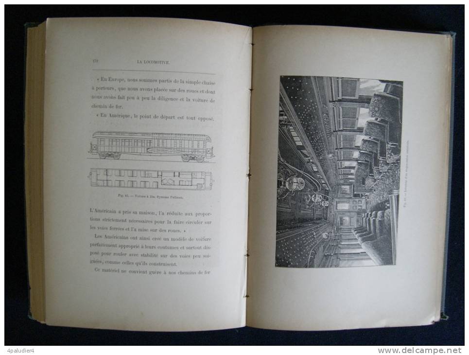 Chemins De Fer LA LOCOMOTIVE Matériel Roulant Voies Ferrées Marc De MEULEN 1889 - Railway & Tramway