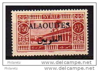 Alaouïtes N° 28a Neuf * - Surcharge Noire - Cote 32€ - Autres & Non Classés