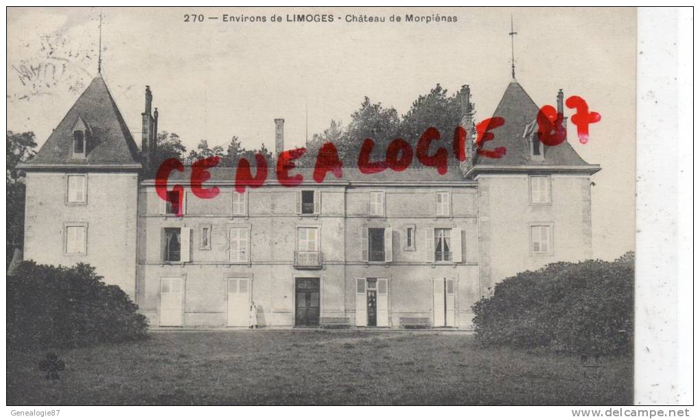 87 - PANAZOL -  CHATEAU DE MORPIENAS - EDITEUR MTIL - Panazol