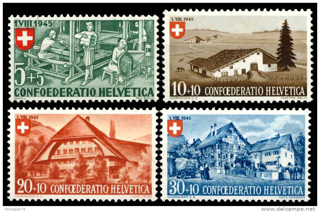 FETE NATIONALE 419 AU 422  1945 - Unused Stamps