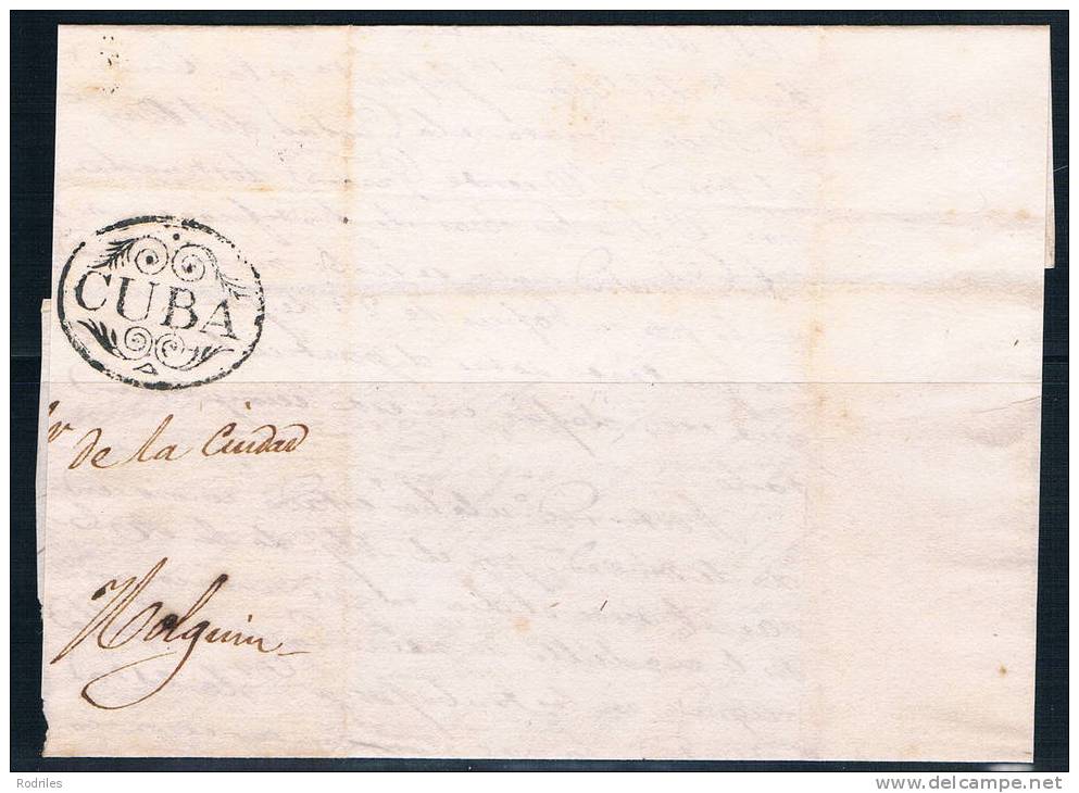 España. Prefilatelia.Santiago De . 4N - ...-1850 Prefilatelia