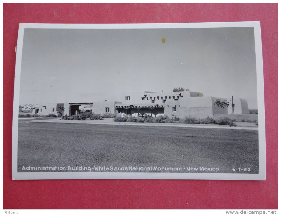 Rppc Adminstration White Sands National Monument NM       Not Mailed  Ref 891 - Otros & Sin Clasificación