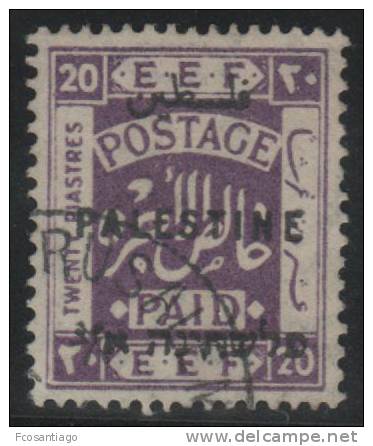 PALESTINA 1922/28 - Yvert #62 - VFU - Palestina