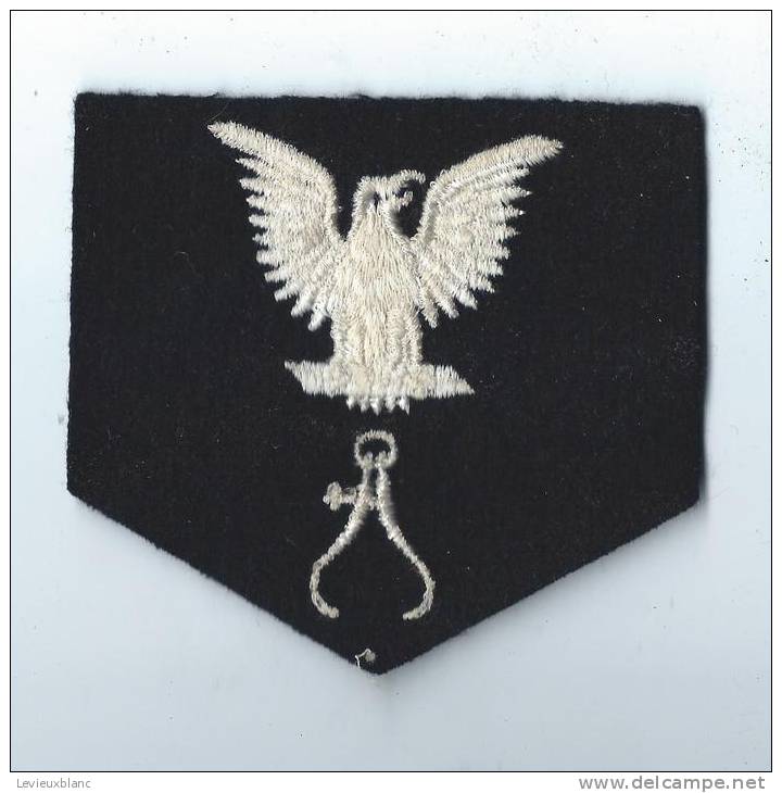 Armée US/Ecusson Aigle/Compas/ Vers 1980         ET30 - Ecussons Tissu