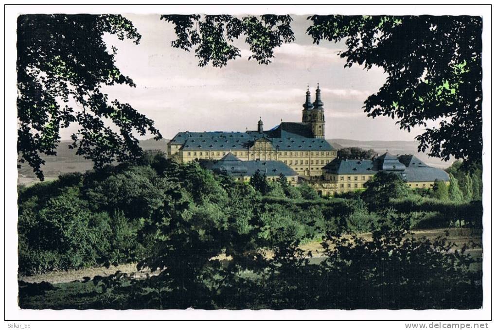 AK Schloß Banz,Bad Staffelstein 1958, Lichtenfels Bayern, Landpoststempel Banz - Lichtenfels