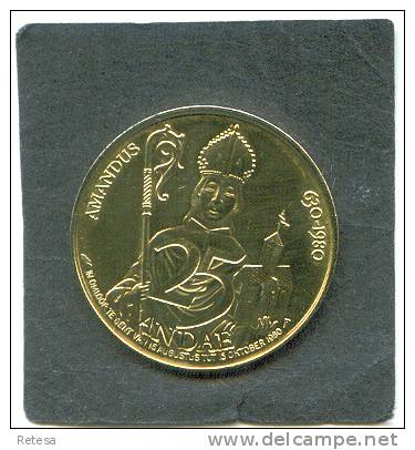 -  7 GENT  ST. BAAFS  25 GANDAE 1980 - Tokens Of Communes