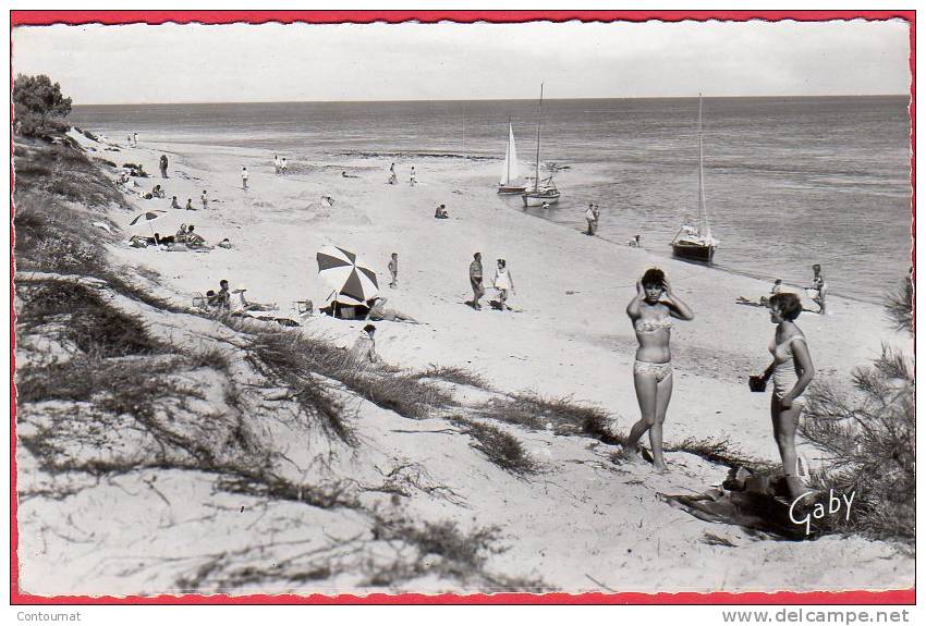 CPSM 17 ILE DE RE Les PORTES - Plage De Trousse Chemise * Format CPA ( W6 ) - Ile De Ré