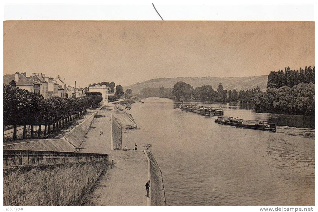 Mantes 75  Le Quai De La Seine - La Seine Et Ses Bords