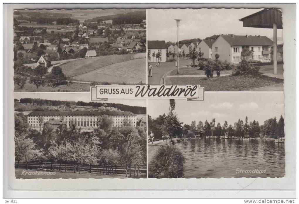 5220 WALDBRÖL, Gruss Aus ..., Mehrbildkarte 1963 - Waldbröl