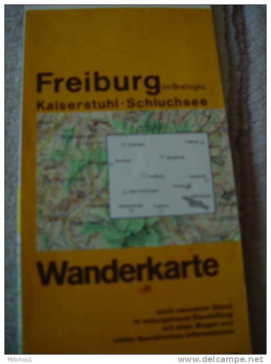 Wanderkarte Région Freiburg Carte De Marche - Kaarten & Atlas