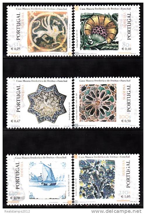 PORTUGAL - 1999,  Azulejos Da Madeira  ( Série, 6 Valores)   ** MNH  MUNDIFIL  Nº 2597/02 - Nuovi