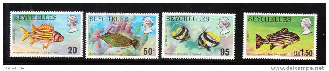 Seychelles 1974 Fish Butterfish Soldierfish MNH - Seychelles (...-1976)