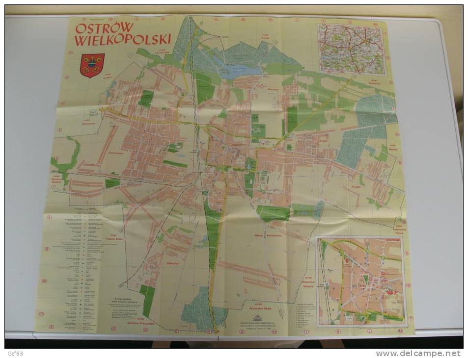 Ostrow Wielkopolski - Cartes Géographiques