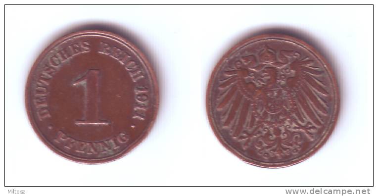 Germany 1 Pfennig 1911 G - 1 Pfennig