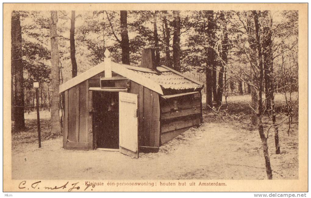 Kleinste Een-persoonswoning .Houten Hut Uit Amsterdam - Amsterdam