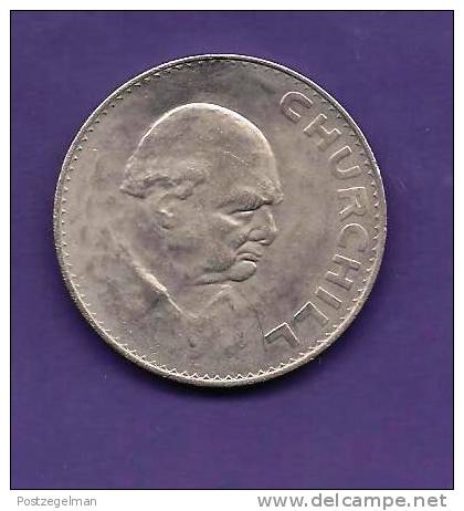 GREAT BRITTAIN 1965,  Circulated Coin, 15 Shilling , Winston Churchill,   Km910  C90.140 - Other & Unclassified