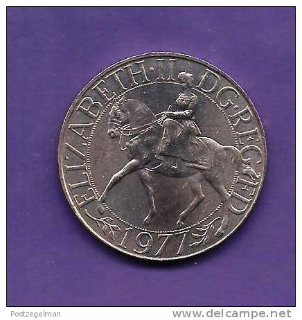 GREAT BRITTAIN 1977  Circulated Coin, QUEEN ELIZABETH II SILVER JUBILEE C90.143 - Other & Unclassified