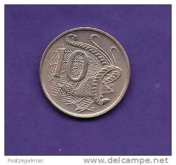 AUSTRALIA 1974,   Circulated Coin VF, 10 Cents Copper-nickel, KM65, C90.149 - Andere & Zonder Classificatie