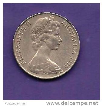 AUSTRALIA 1970,   Circulated Coin VF, 20 Cents Copper-nickel, KM66, C90.151 - Andere & Zonder Classificatie