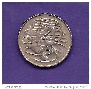 AUSTRALIA 1970,   Circulated Coin VF, 20 Cents Copper-nickel, KM66, C90.151 - Andere & Zonder Classificatie