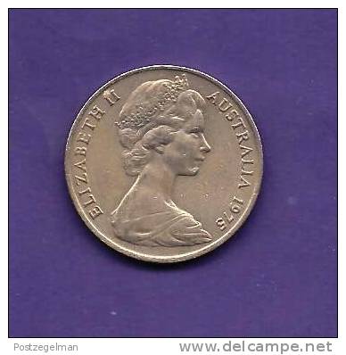 AUSTRALIA 1975,   Circulated Coin VF, 20 Cents Copper-nickel, KM66, C90.152 - Otros & Sin Clasificación