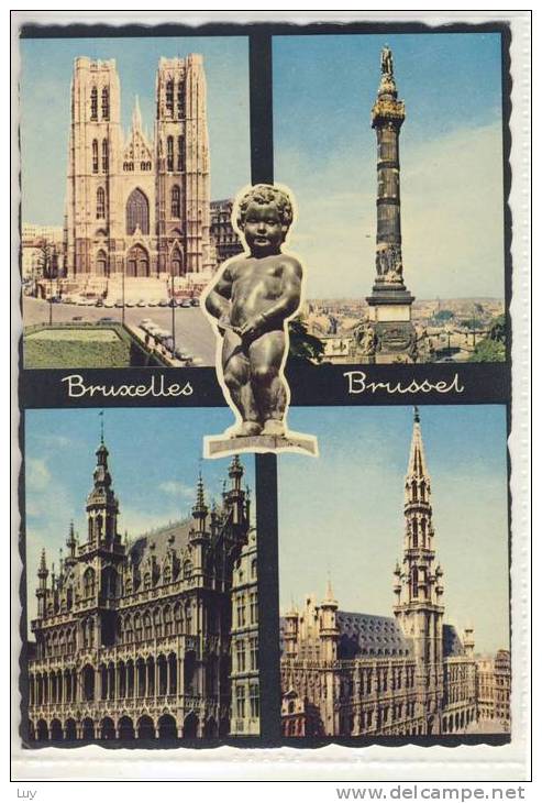 BRÜSSEL - Multicard - Ca1955 - Multi-vues, Vues Panoramiques