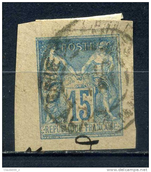 SAGE Oblitéré Non Identifié Départ 0,10e       (86) - 1876-1878 Sage (Type I)