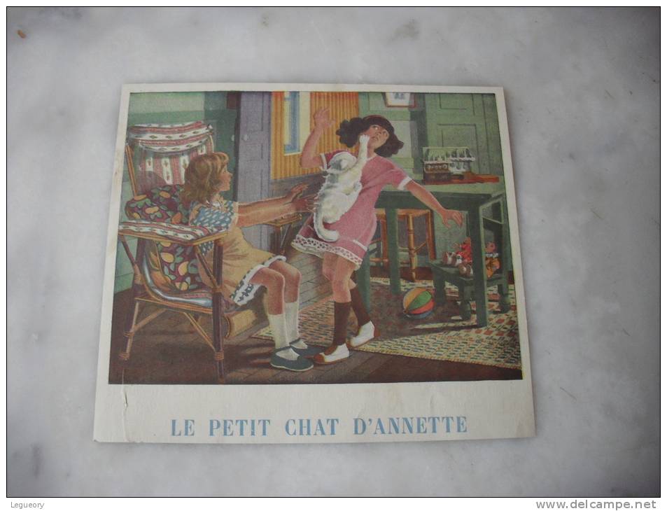 Le Petit Chat  D'Annette   Illustrateur  Robert  Sallés - Histoire